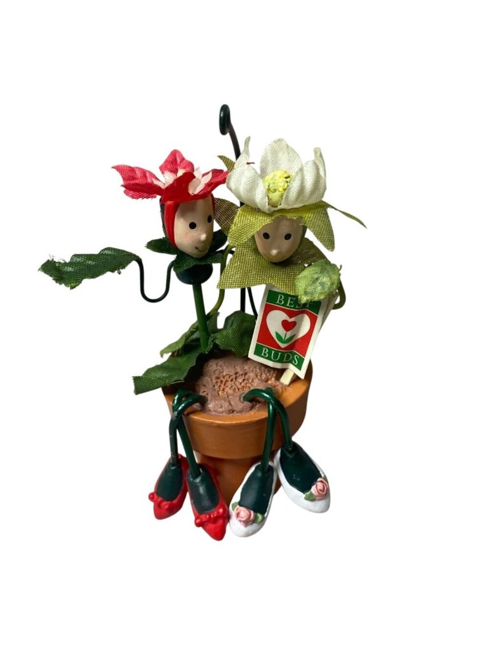 Best Buds Ornament Flower Pot Friends 2007 Hallmark